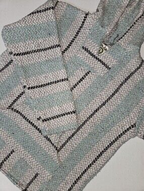 Baja Joe by Earth Ragz woven striped baja pullover hoodie small
